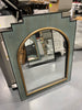 Wood and Brass Wall Mirror Blue - Opalhouse designed with Jungalow