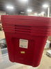 5 red stackable non latching totes