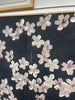 30x60 daisy floral framed canvas natural