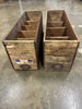 Antique wooden bins