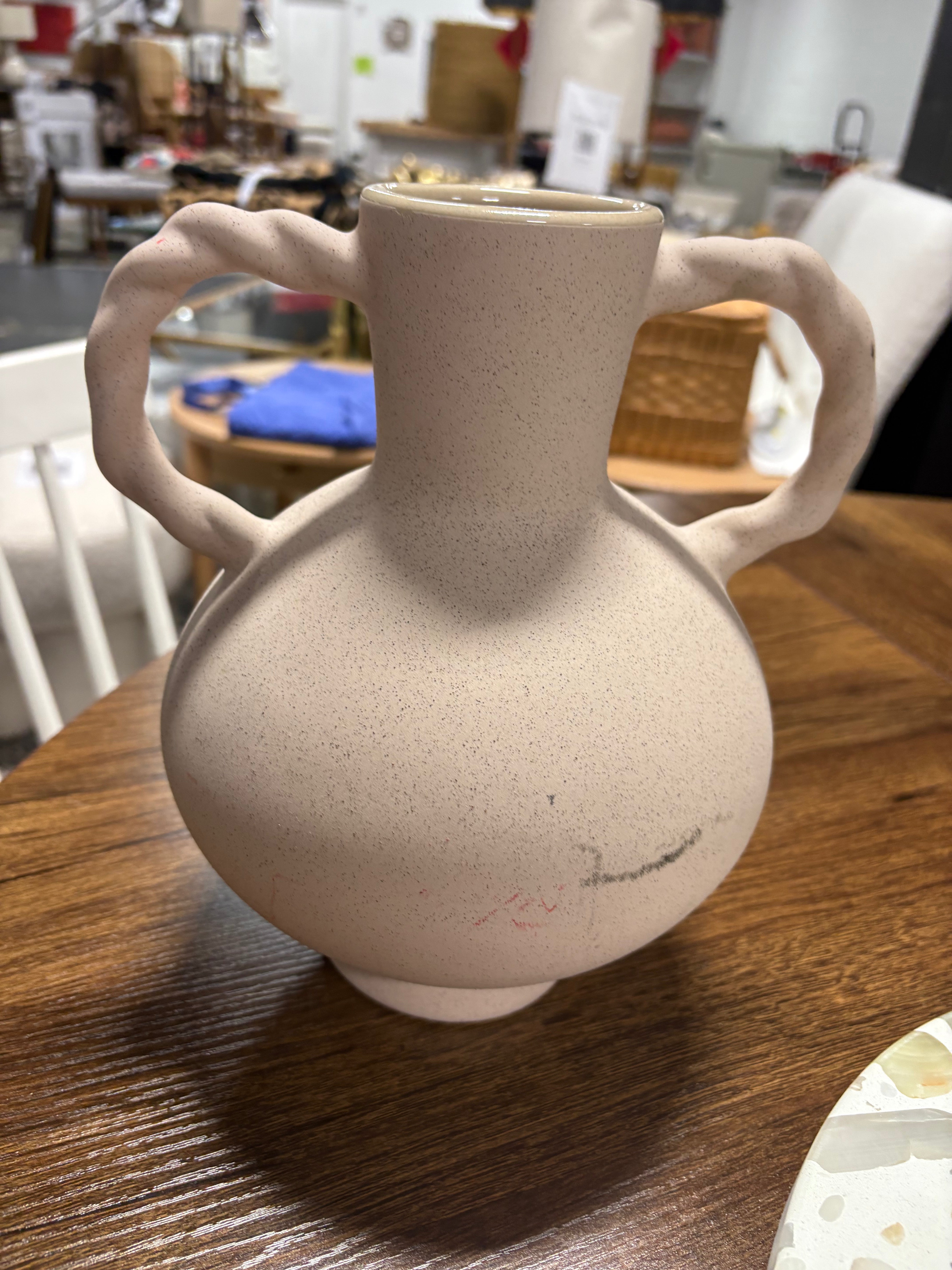 Twisted Handle Ceramic Vase - Threshold™ designed with Studio McGee SHOWROOM ITEM