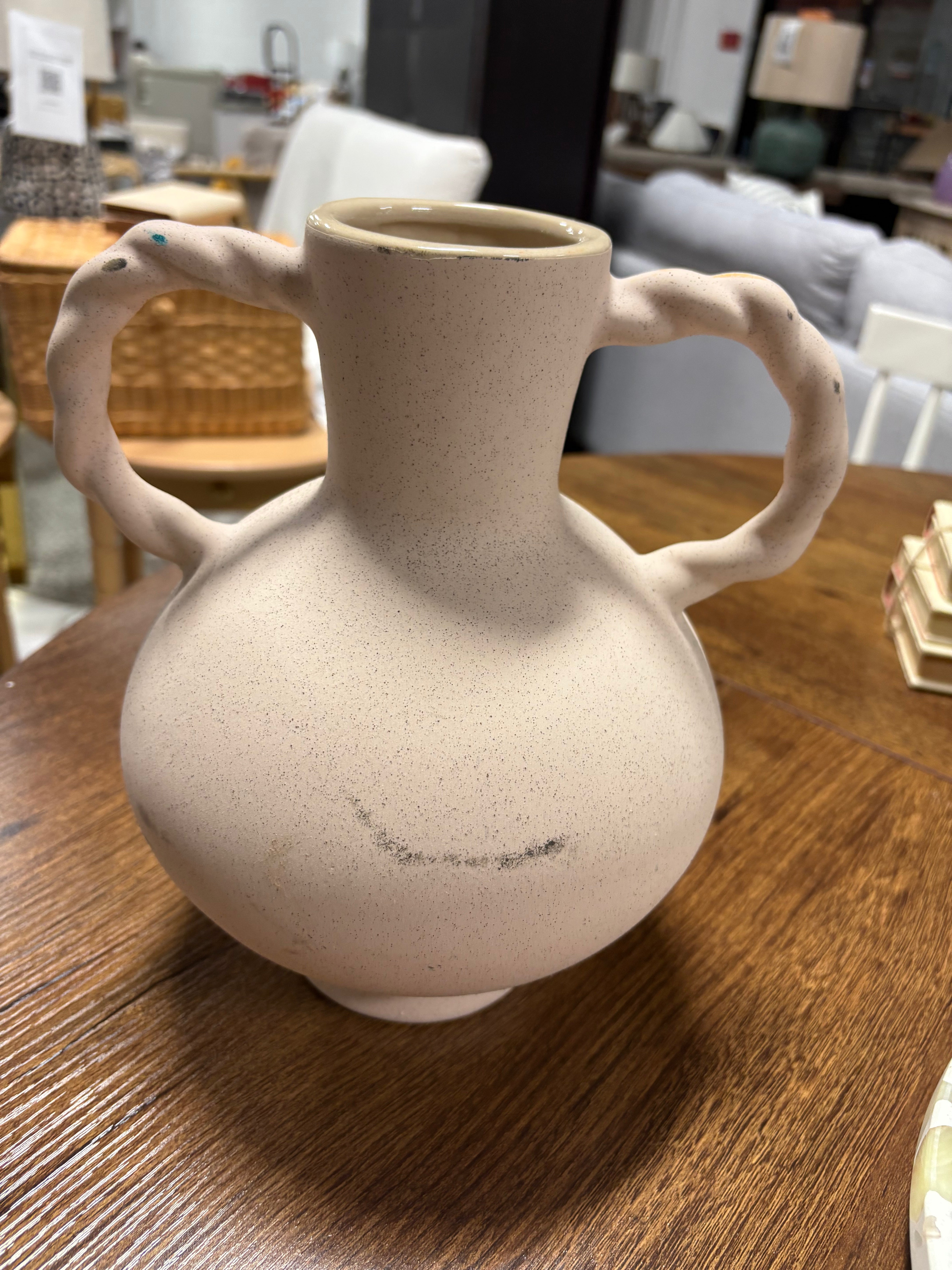 Twisted Handle Ceramic Vase - Threshold™ designed with Studio McGee SHOWROOM ITEM