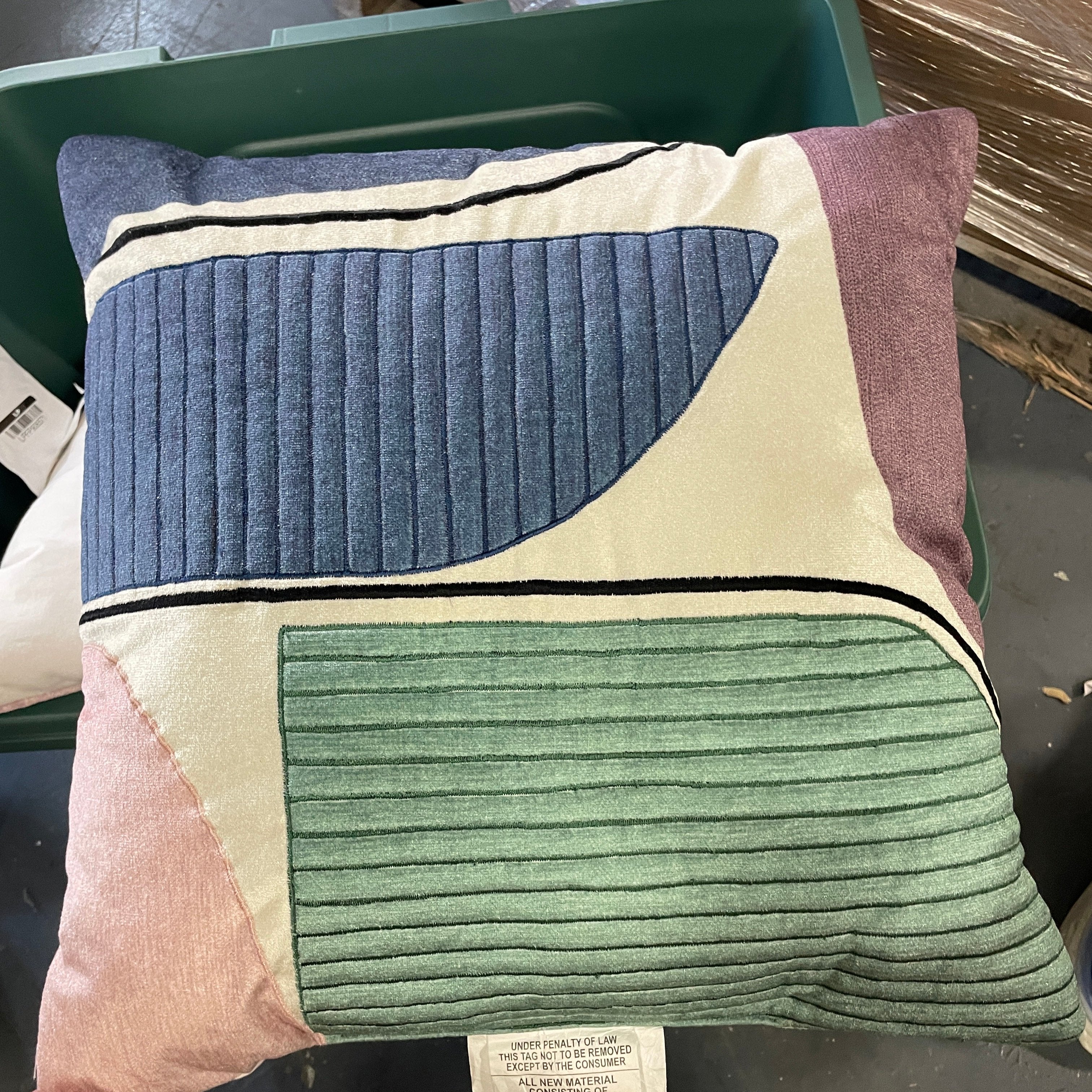 Abstract Toss Pillow, 18 x 18, final cut