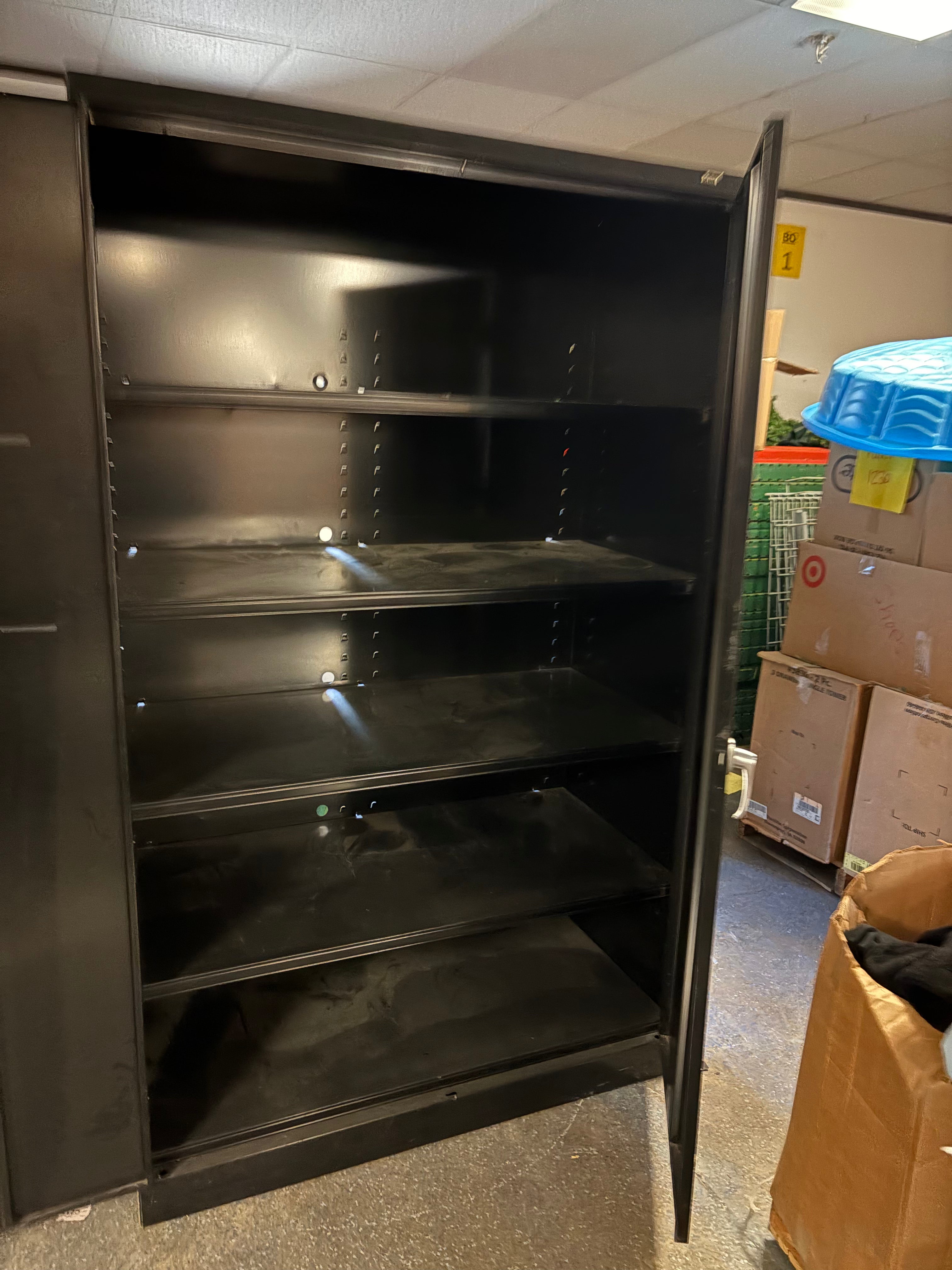 Used storage cabinet, final cut