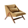 Turi Mustard Yellow/ Pecan Lounge Chair