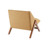 Turi Mustard Yellow/ Pecan Lounge Chair