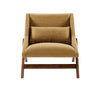 Turi Mustard Yellow/ Pecan Lounge Chair
