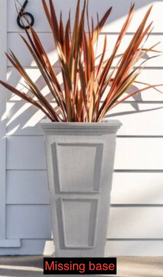 Abram Tall Planter Box Sol 72 Outdoor Color: Black, Set of: 1