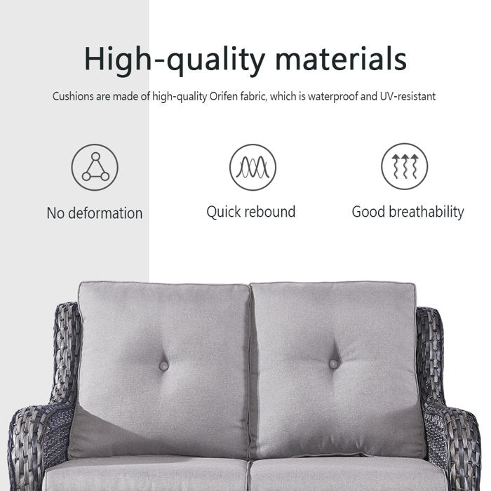 Imagin Wicker Outdoor Loveseat