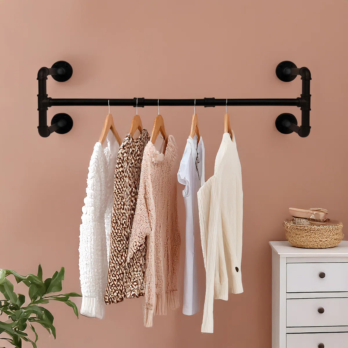 Industrial Pipe Clothes Rack Set of 2 – Salvage & Co Indy