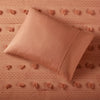 Vera Clip Jacquard Comforter Set - Rust - Twin
