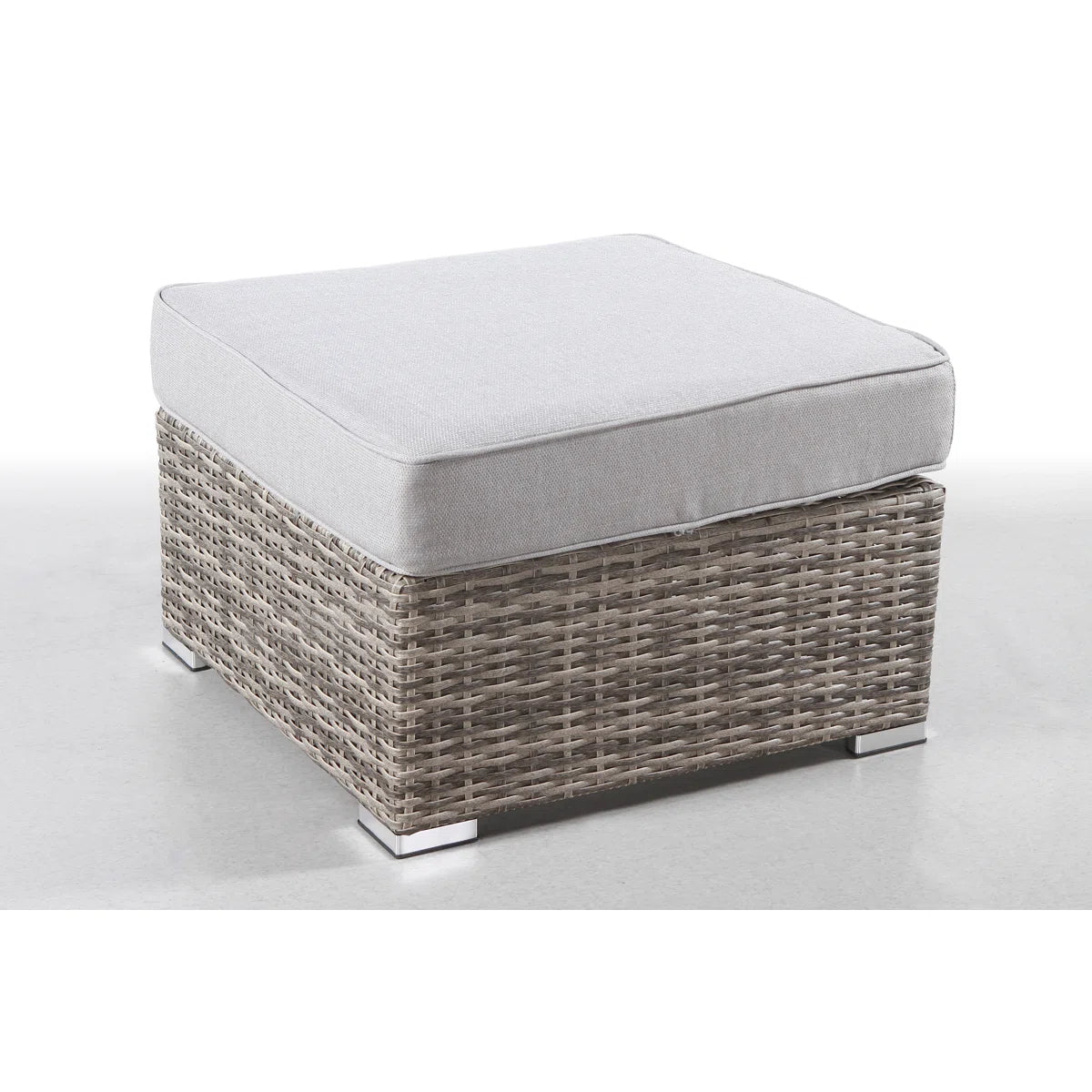 Interlaken Fully Assembled Outdoor Ottoman with Cushion - SHOWROOM ITEM