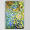 Claude Monet 'Irises-by-the-Pond' Giclee Canvas