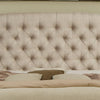 Audrey Tufted Upholstered Wingback Bed Set - Beige - Queen