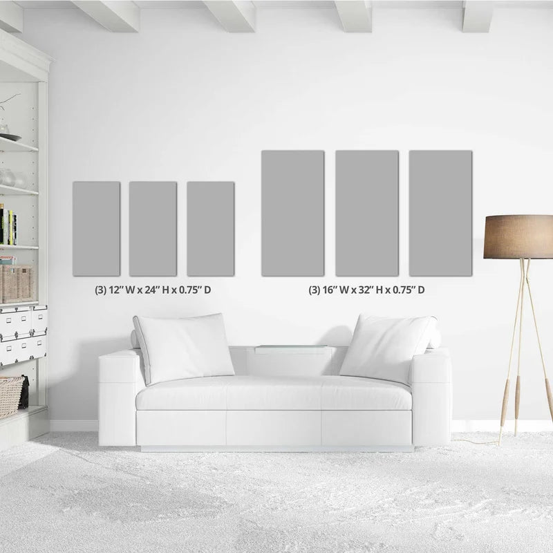 " Island Morning Palms " 3 - Pieces