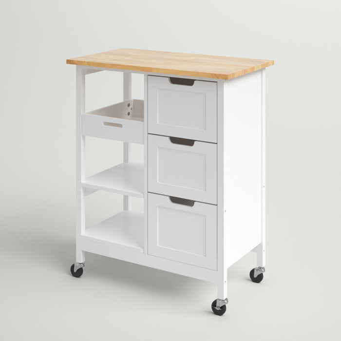 Isley Solid Wood Kitchen Island