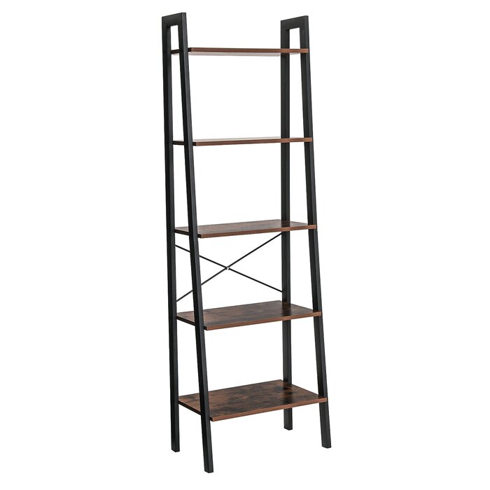 Jabari Metal Ladder Bookcase