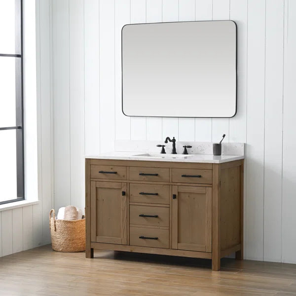 48" Jasper Single Vanity - White SHOWROOM ITEM