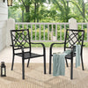 Jayc Outdoor Stacking Dining Armchair (Set of 2)