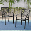 Jayc Outdoor Stacking Dining Armchair (Set of 2)