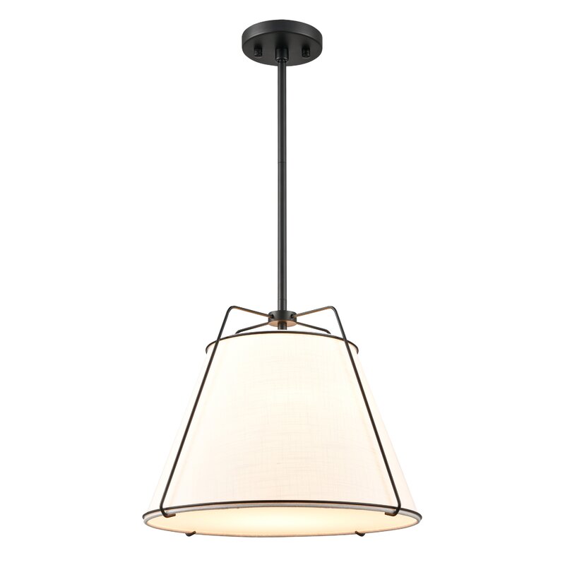 Black Jaylien 1 - Light Shaded Pendant