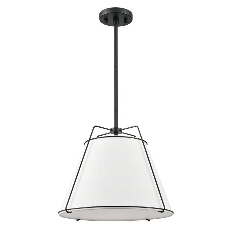 Black Jaylien 1 - Light Shaded Pendant