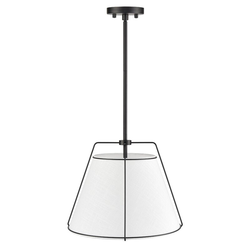 Black Jaylien 1 - Light Shaded Pendant