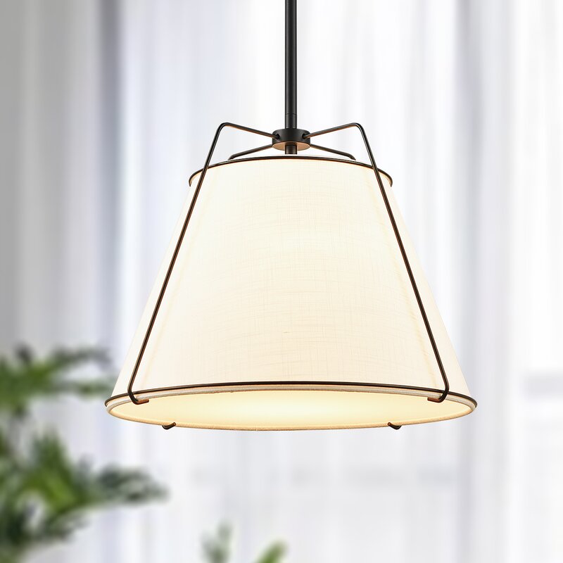 Black Jaylien 1 - Light Shaded Pendant