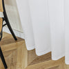 Jep Linen Blended Semi Sheer Rod Pocket Curtain Pair (Set of 2)