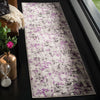 Jeter Performance Gray/Purple Rug,  2' x 10' runner