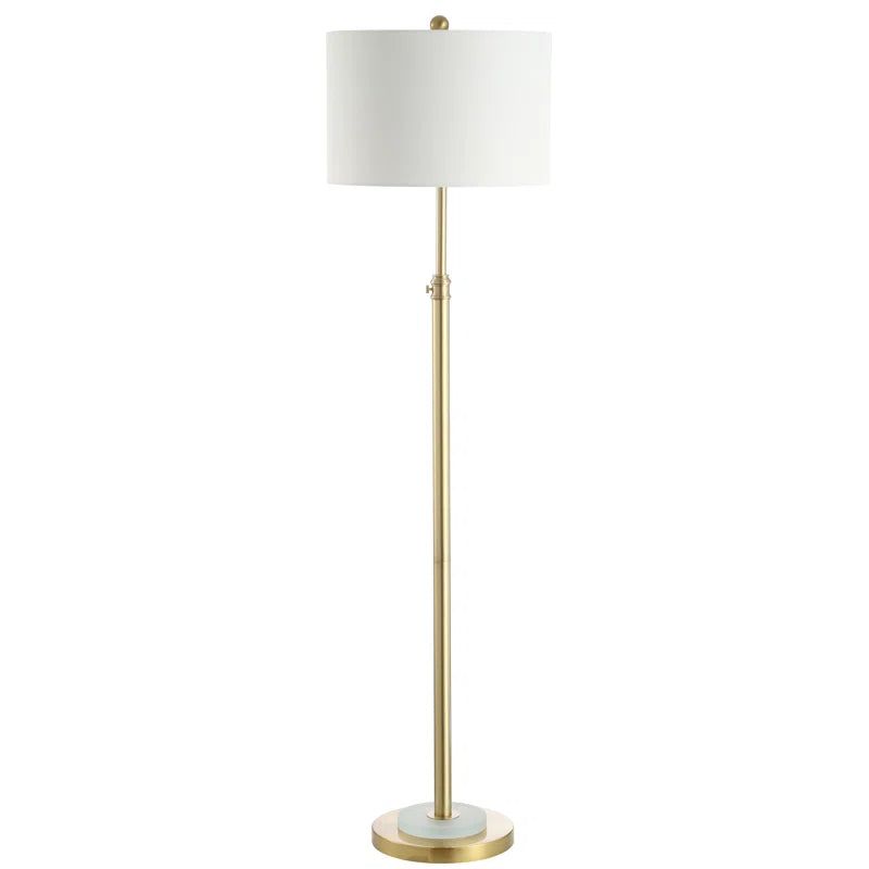 Jonesville Brass Gold Traditional Floor Lamp