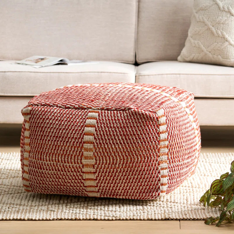 Jovanni Outdoor Ottoman with Sunbrella® Cushion. SHOWROOM ONLY ITEM