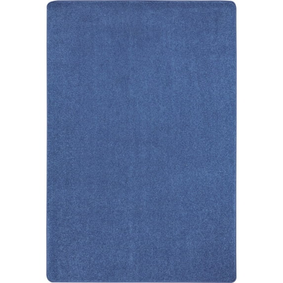 Just Kidding 12' x 6' Area Rug Cobalt Blue