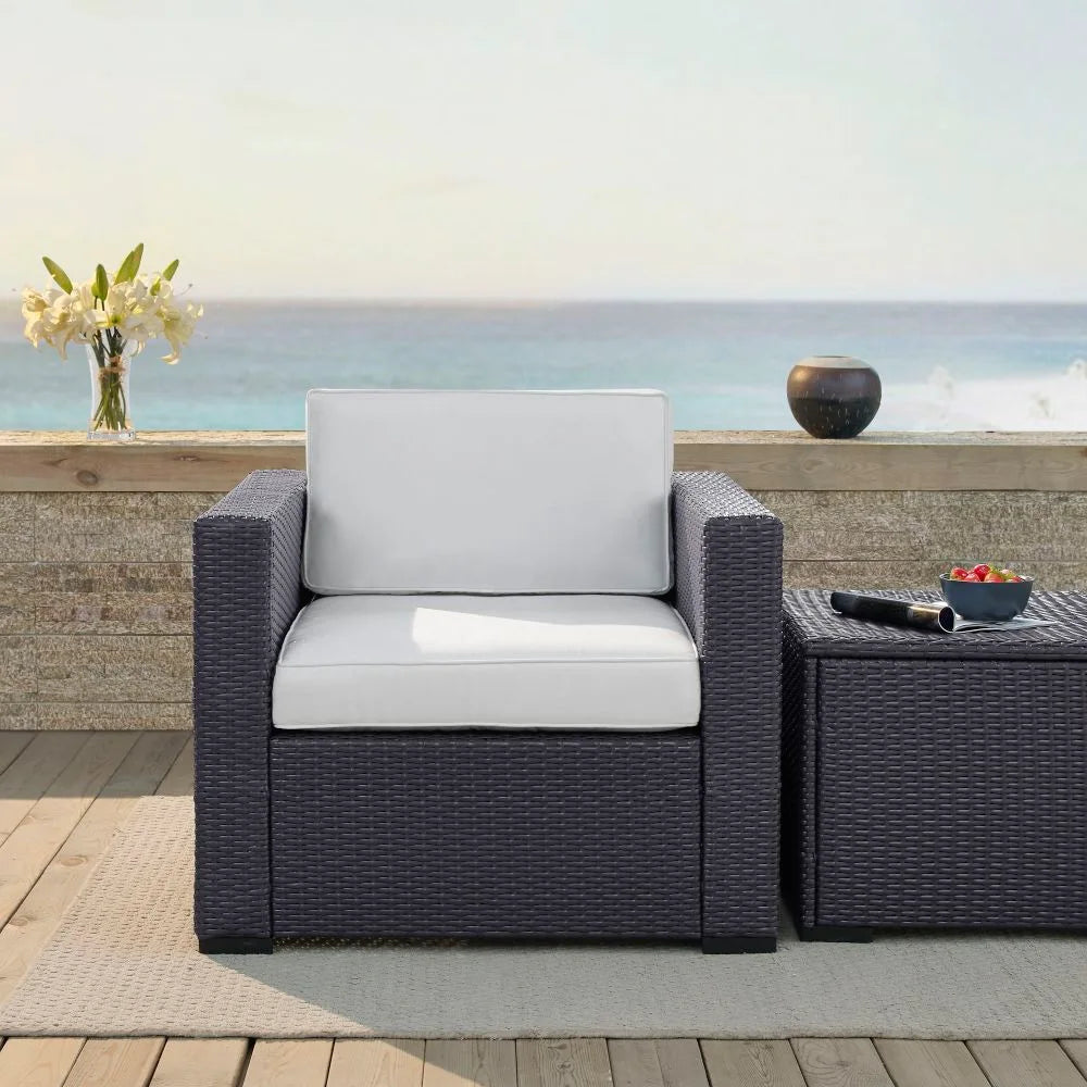 Biscayne Wicker Outdoor Chair