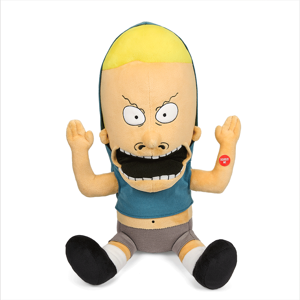 BEAVIS AND BUTT-HEAD CORNHOLIO 16” HUGME SHAKE ACTION PLUSH WITH SOUND