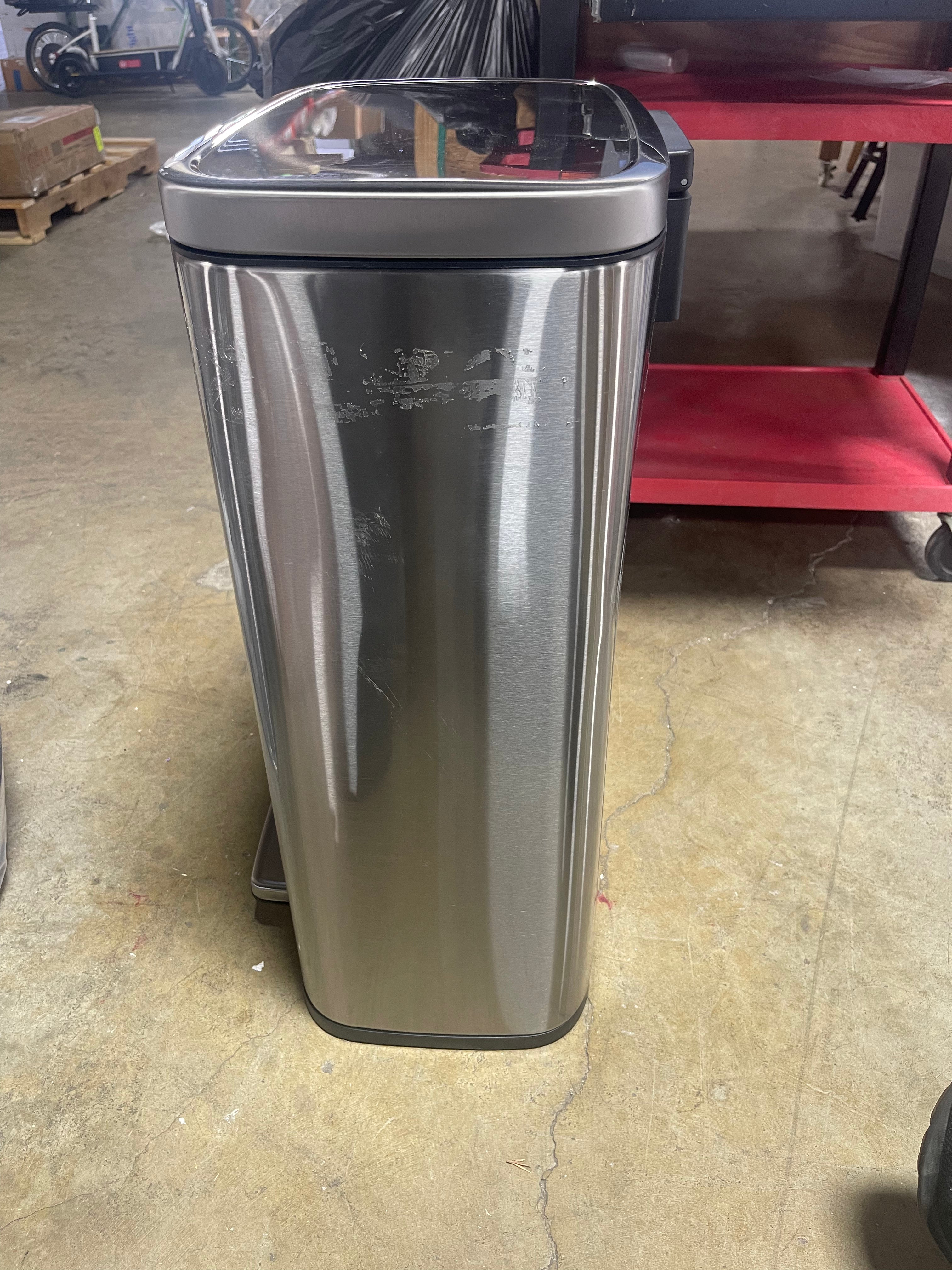 Rectangular Step Trash Can