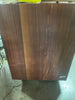 Wood and Metal Plinth Accent Table