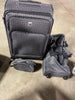 3pc Softside Checked Luggage Set - Gray Geo