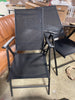 2 Pack Folding Dining Chairs Adjustable Reclining Back Chairs Suitable for Outdoor & Indoor Gray