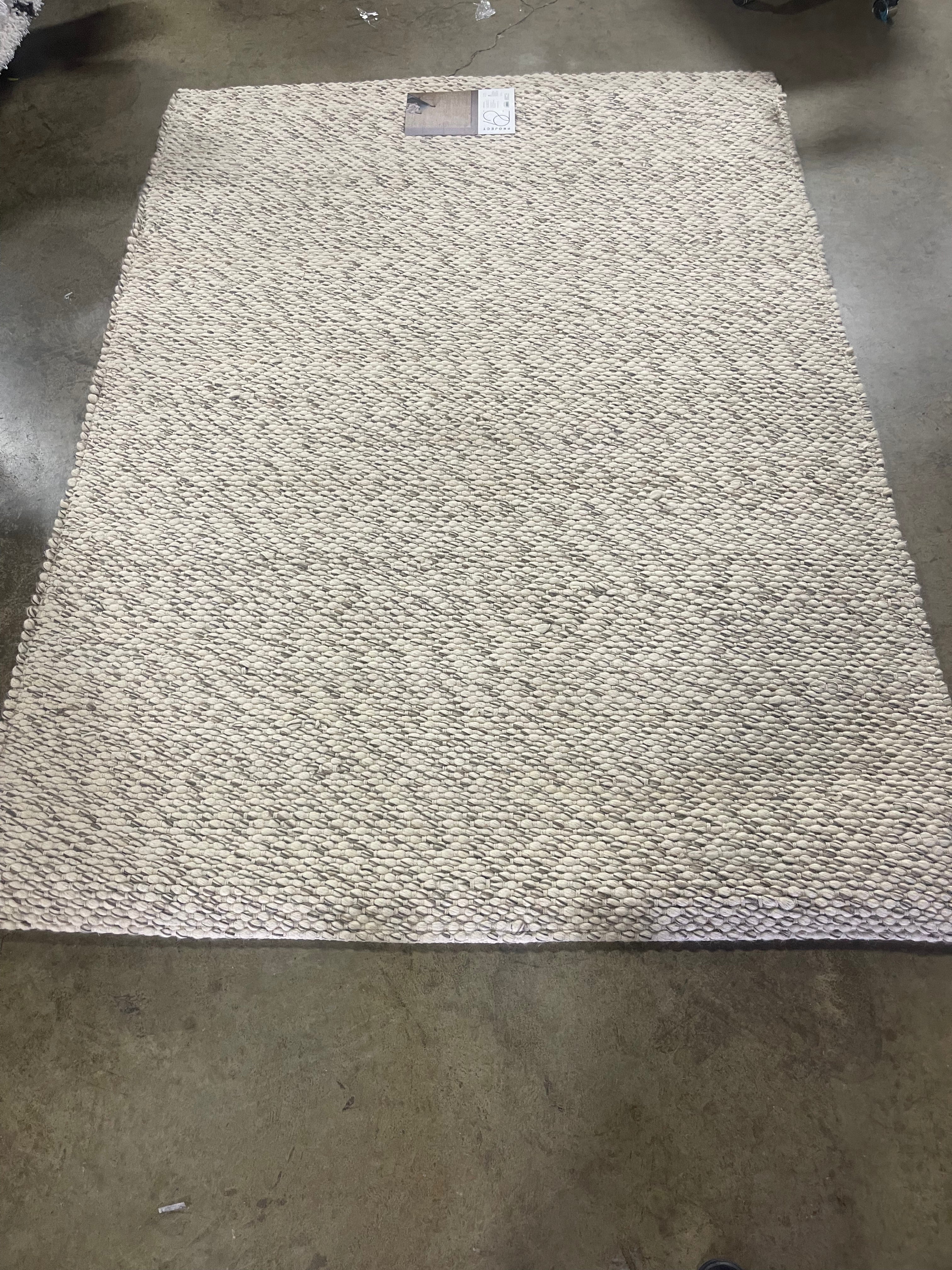 Chunky Knit Wool Woven Rug