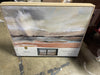 (Set of 2) Faded Landscape Framed Wall Canvases Natural: Polystyrene Frame, Blockprint Art