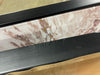 2pk Marble Framed Printed Canvases Black/Tan