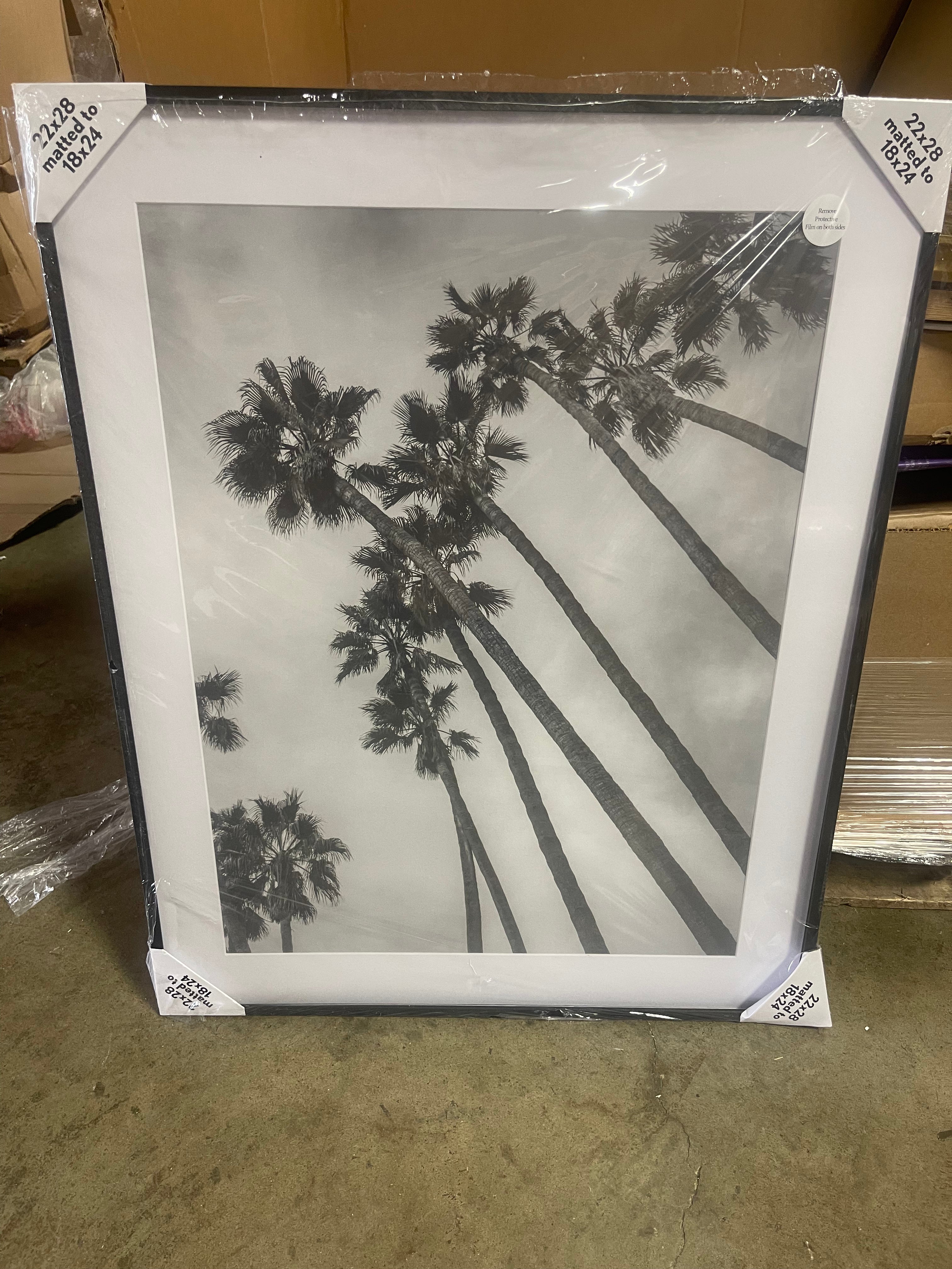 Elevated Aluminum Poster Frame Black