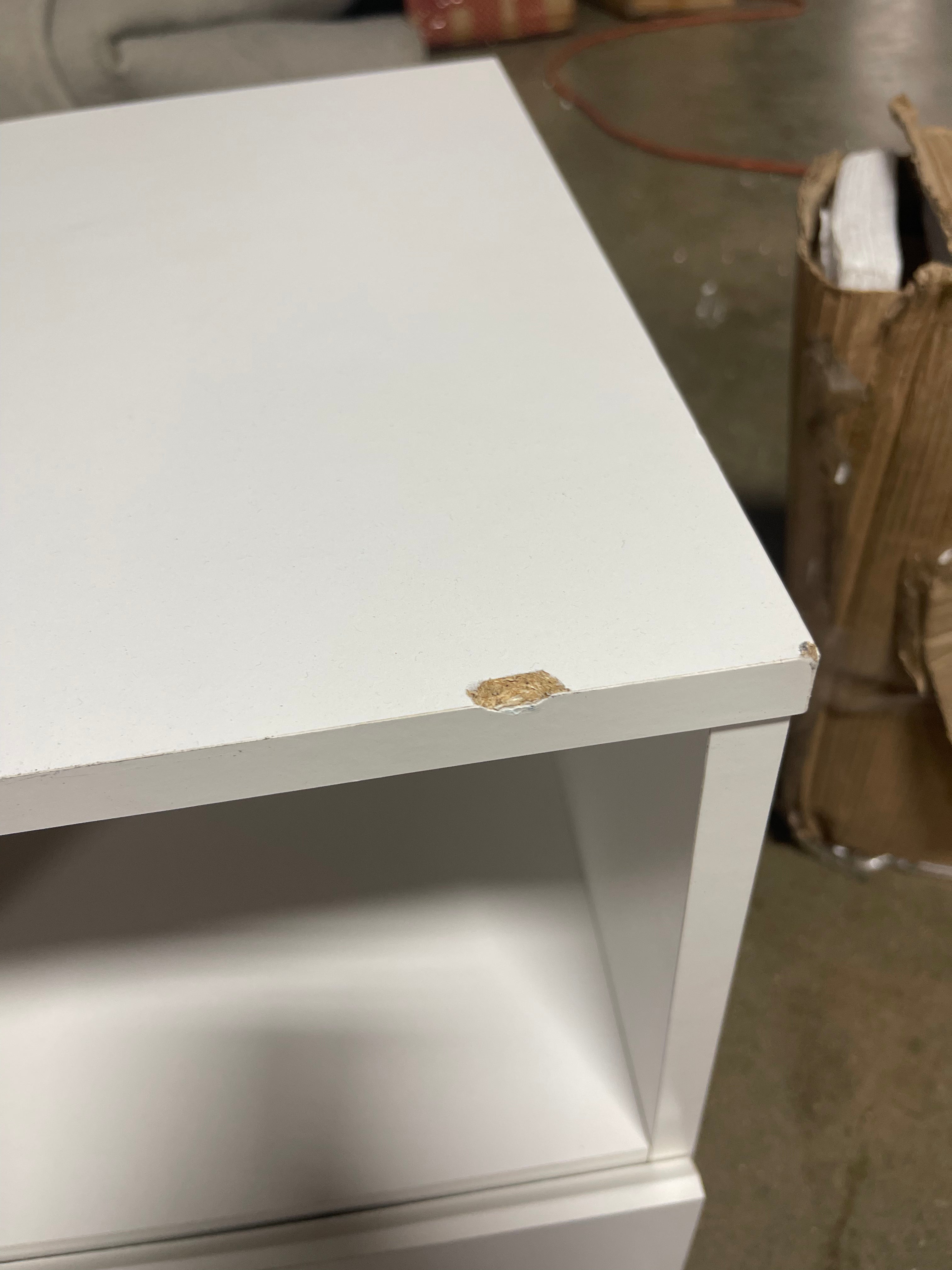 1 Drawer Modular Nightstand White