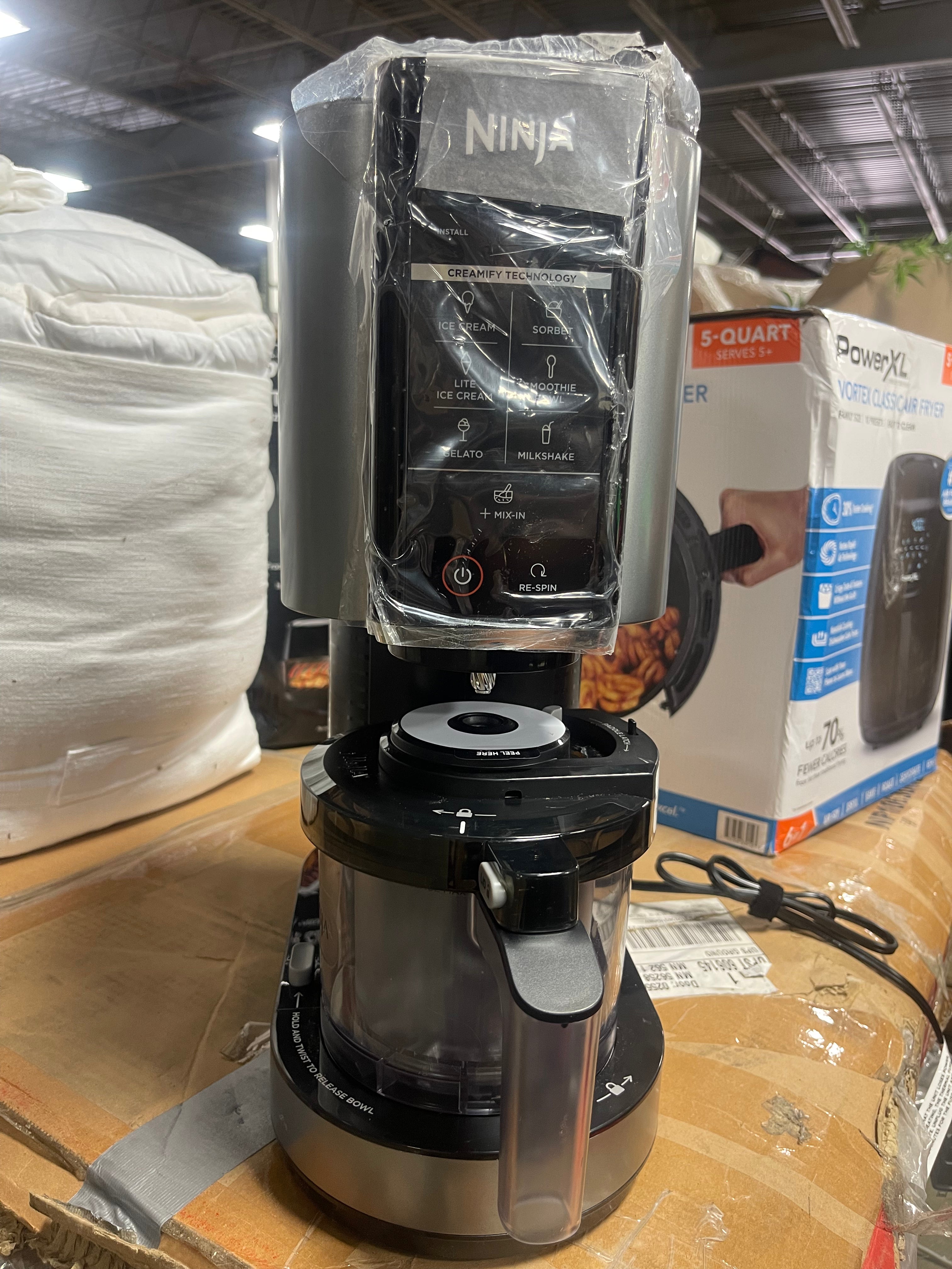 CREAMi Stainless Steel Ice Cream, Gelato and Sorbet Maker, 7 One-Touch Programs NC301