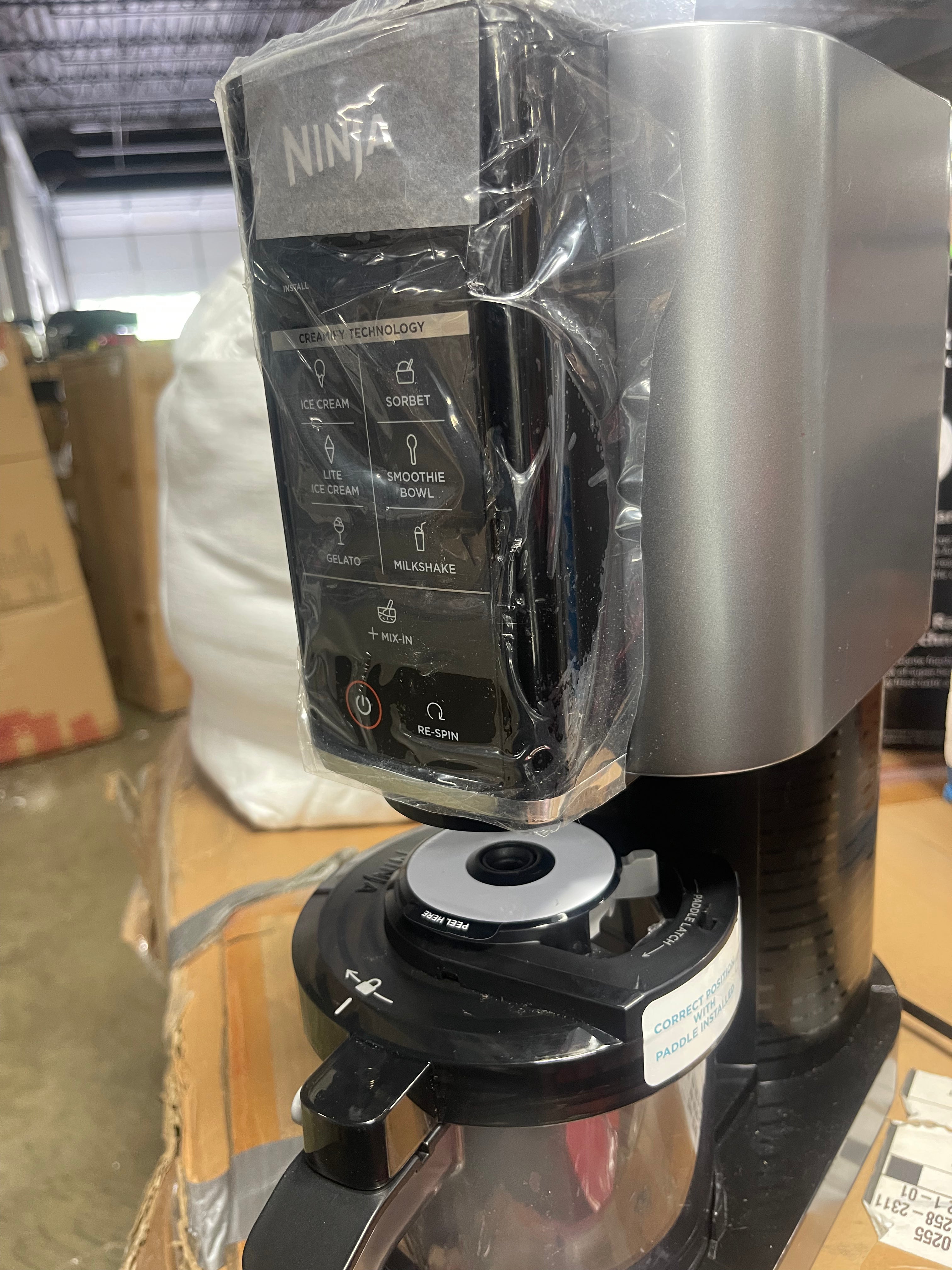 CREAMi Stainless Steel Ice Cream, Gelato and Sorbet Maker, 7 One-Touch Programs NC301