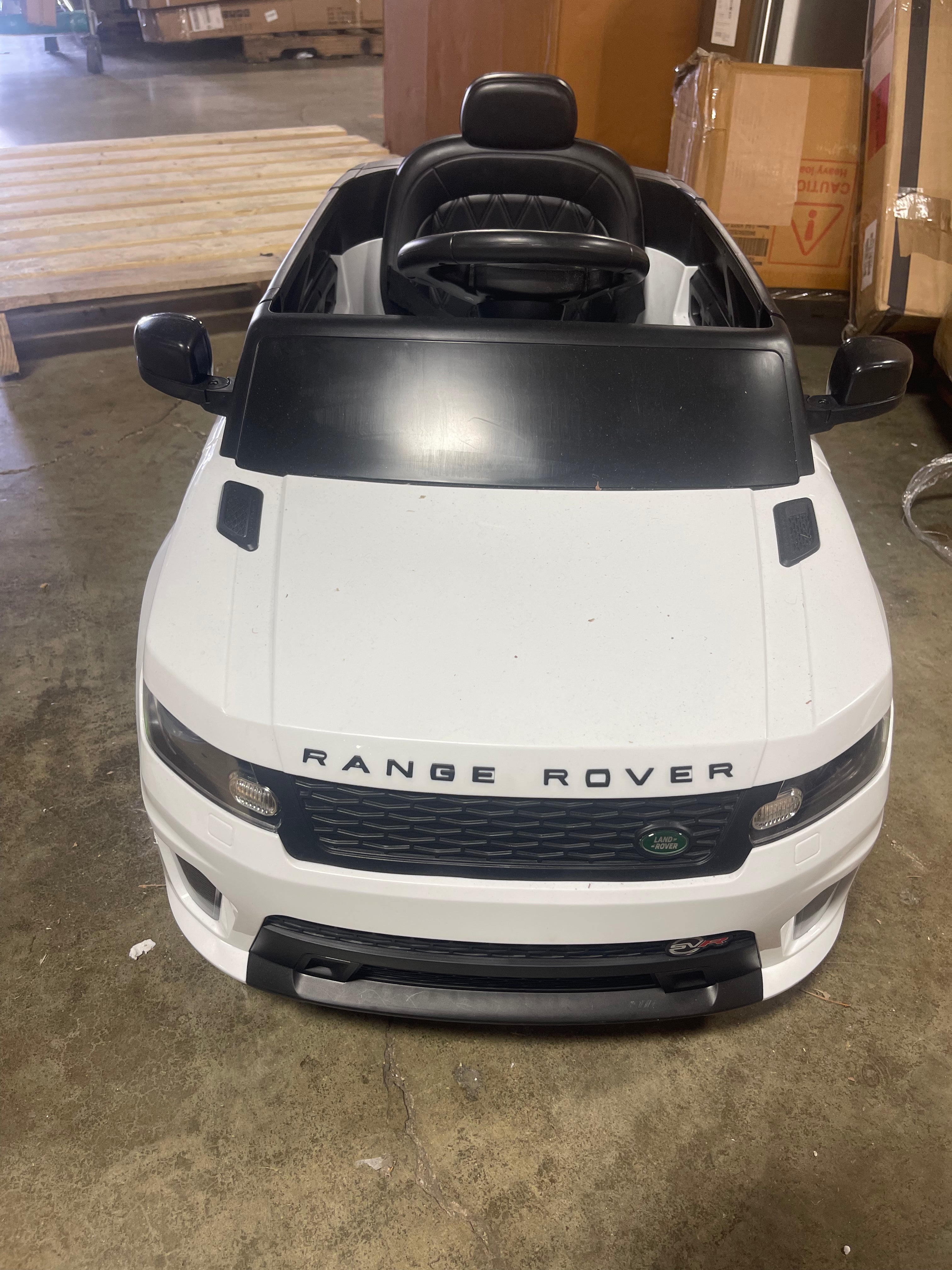 12V Range Rover Powered Ride-On - White