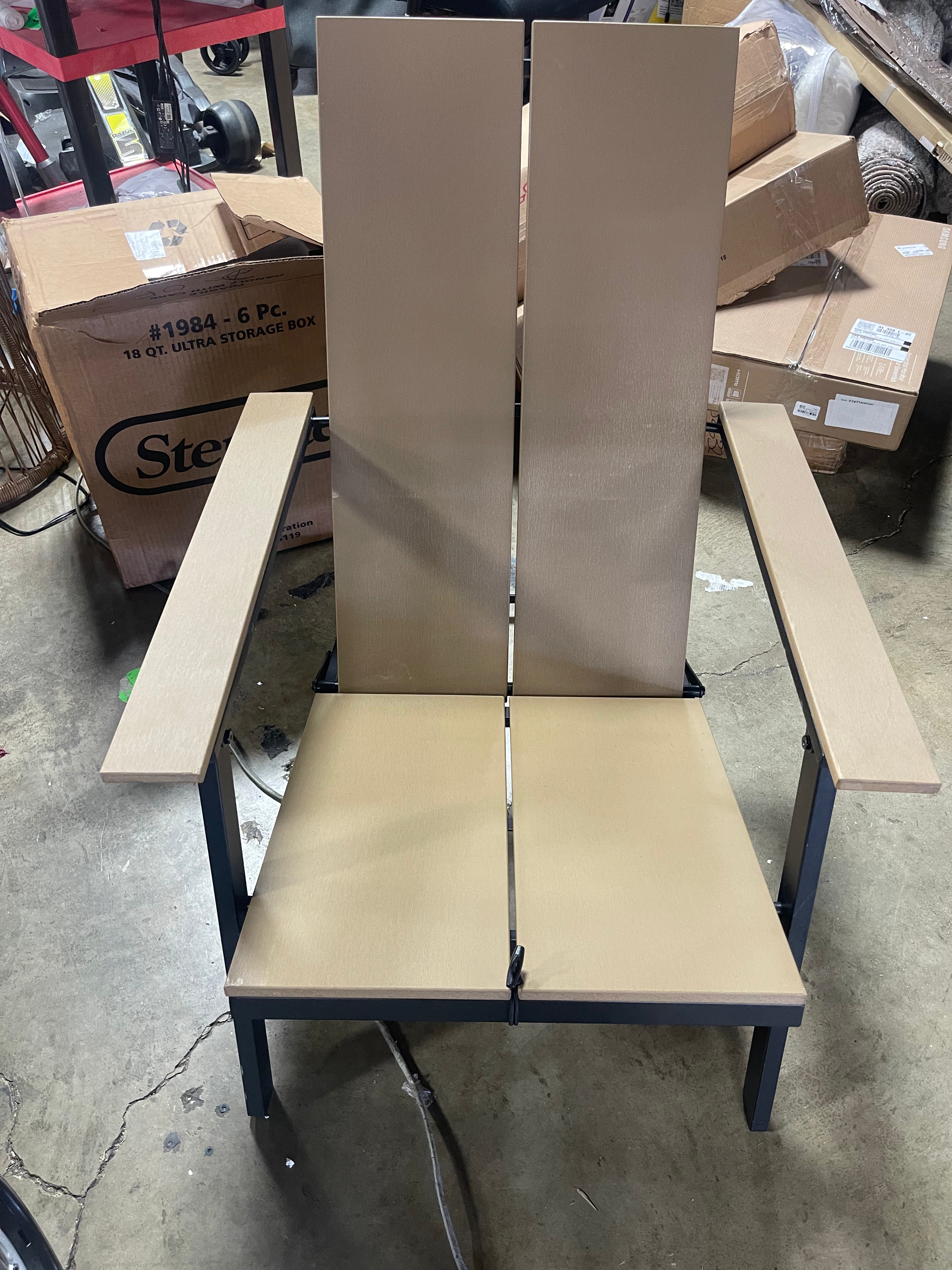 Recycled Resin Wood Outdoor Portable Adirondack Chair