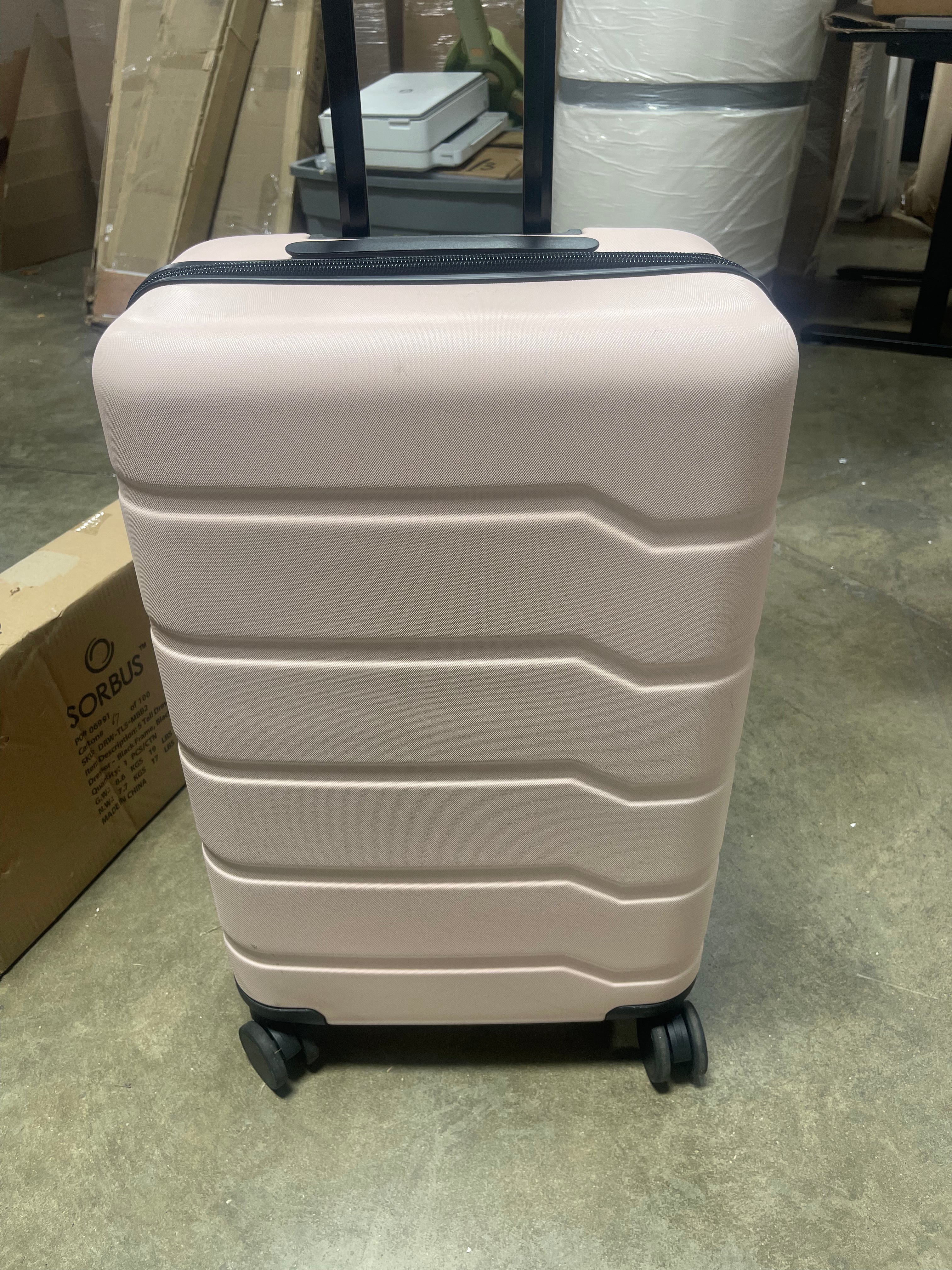 Hardside Large Checked Spinner Suitcase