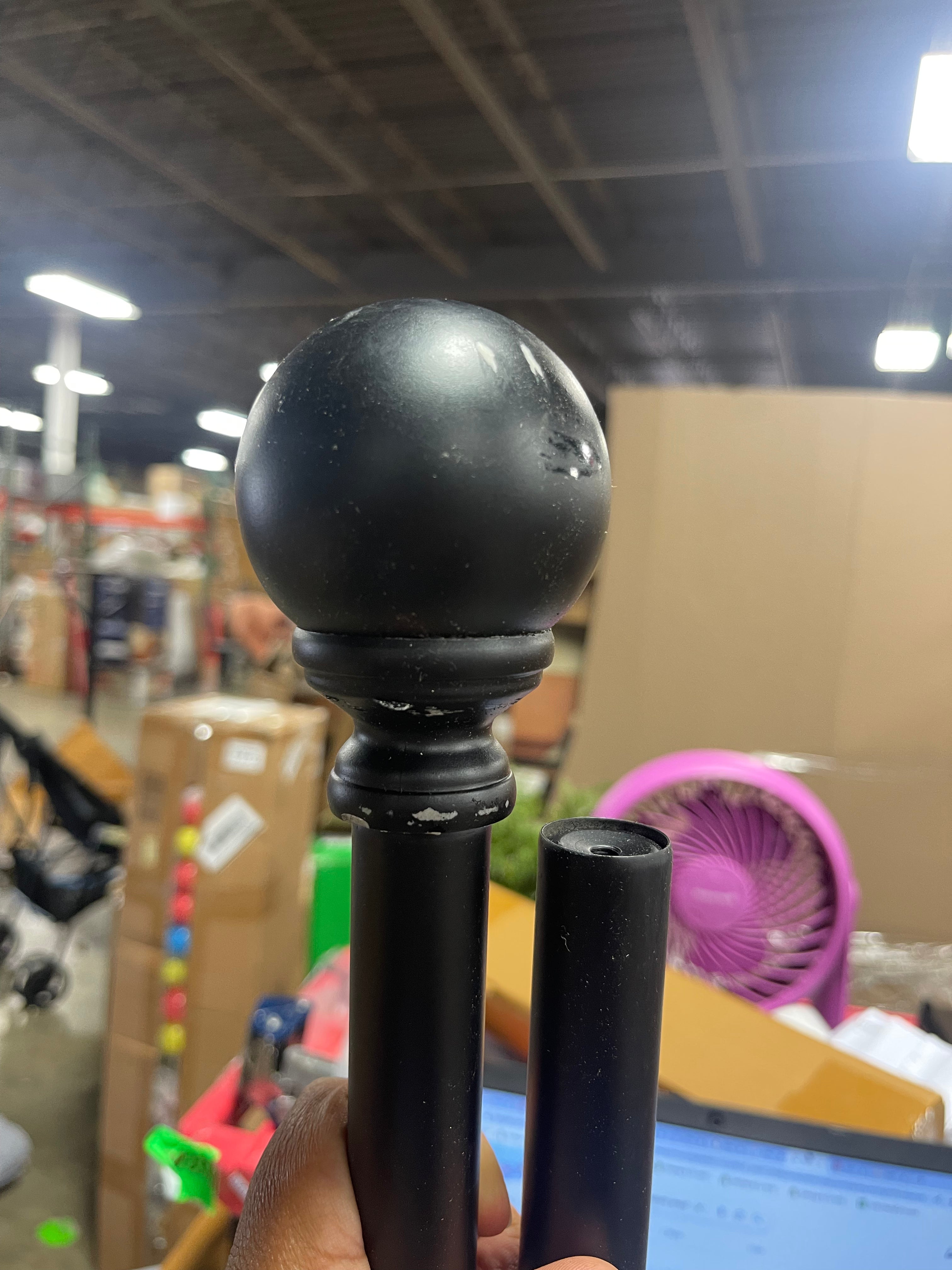 Ball Curtain Rod